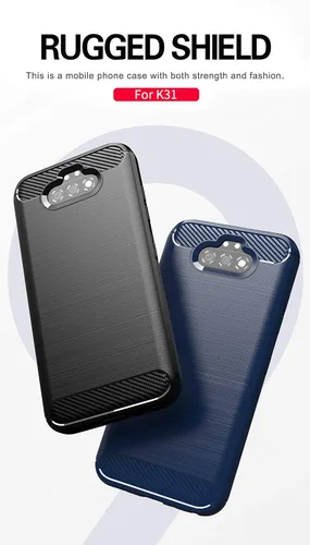 Vista 7 de Asuwish Compatible con LG K31/Phoenix 5/Fortune 3/Risio 4 Protector de pantalla de vidrio templado y accesorios de celda de silicona delgada de goma