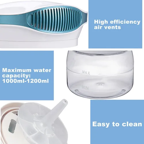 Vista 5 de Purificadores de Aire con Agua para el Hogar, Difusor de Aroma Lavador de Aire, Purificador de Aire Arcoíris, Humidificador Lavador de Aire
