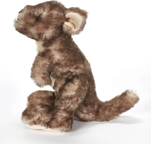 Vista 5 de The Petting Zoo Animal de peluche de canguro, regalos para niños, animales salvajes del zoológico Onez, juguete de peluche canguro de 9 pulgadas