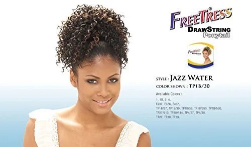 Vista 2 de Freetress Braids Shake-N-Go Pelo Sintético Cola de Caballo - Agua Jazz (Color: 1)