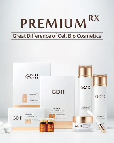 Vista 7 de GD11 Premium RX Essence in Lotion Loción facial hidratante y antienvejecimiento con extracto de células madre y ceramida Fortalece la barrera