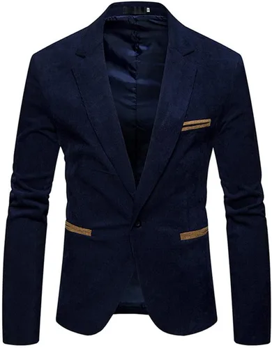 Vista 2 de Chaqueta de manga larga para hombre, estilo casual, para otoño e invierno, para hombre