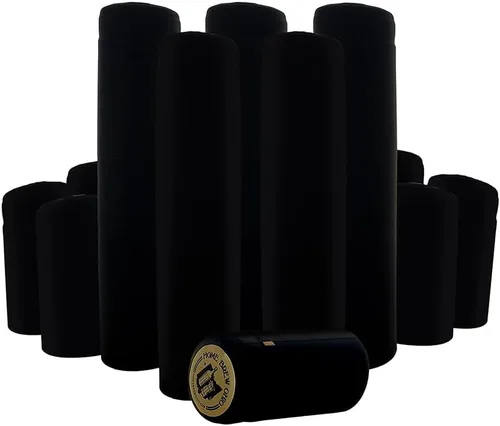Vista 5 de Home Brew Ohio PVC negro con logotipo Home Brew Ohio negro sobre oro Top-500
