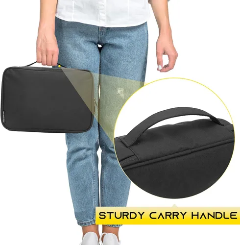 Vista 5 de Funda de transporte suave compatible con Oculus Meta Quest 3S/Quest 3/Quest 2 oficial original, funda de almacenamiento para casco Meta Quest 3/3S