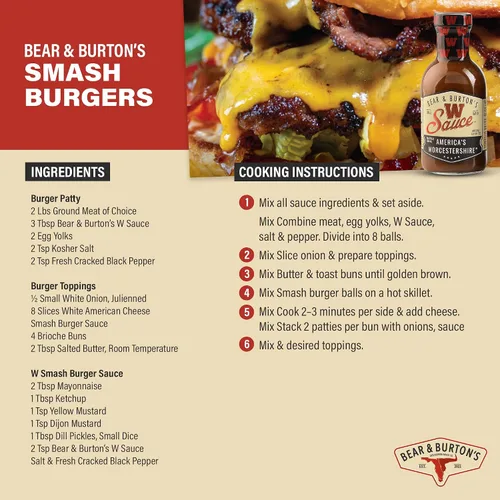 Vista 7 de Bear and Burtons W Sauce Mezcla distintiva de salsa Worcestershire Perfecta para bistecs, aderezos y marinadas 12 onzas - Paquete de 2