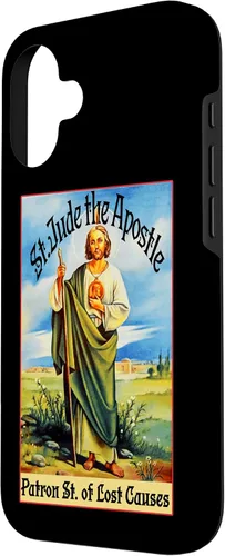 Vista 2 de St. Jude - Funda para iPhone 16, diseño de The Apóstol of Jesus Lost Causes