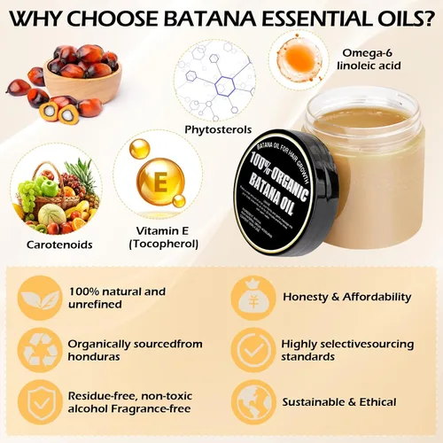 Vista 6 de Tratamiento capilar con aceite de batana crudo, nutre y revitaliza para un cabello suave y sin enredos, fácil aplicación para una hidratación