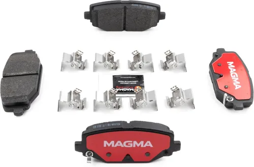 Vista 3 de MAGMA Fire Born Braking Severe Duty MSD1596M Pastillas de freno semimetálicas, traseras