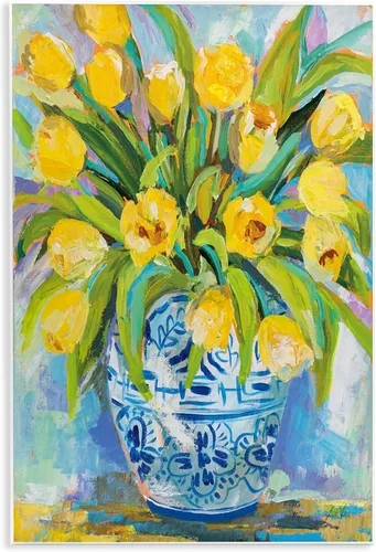 Vista 10 de Lienzo decorativo para pared con diseño de diente de león esponjoso, 16 x Flores de diente de león rústico