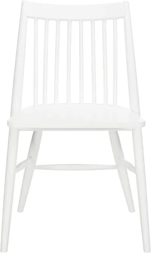 Vista 13 de Safavieh Home Collection Wren - Silla de comedor con eje de 19 pulgadas (2 unidades), color negro