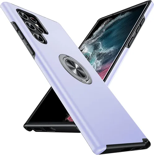 Vista 68 de Anqrp Funda para Samsung Galaxy A53 con soporte de anillo, color negro