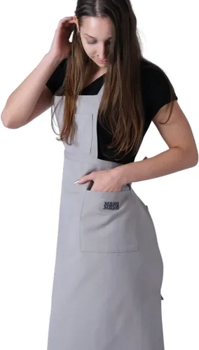 Vista 9 de makemake Tools Split-Leg Waterproof Unisex Pottery Apron for Pottery Artist Ceramic Coveralls Claypron Florist Gown