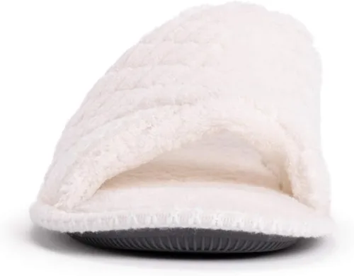 Vista 2 de MUK LUKS Pantuflas Sally Micro Chenille para mujer