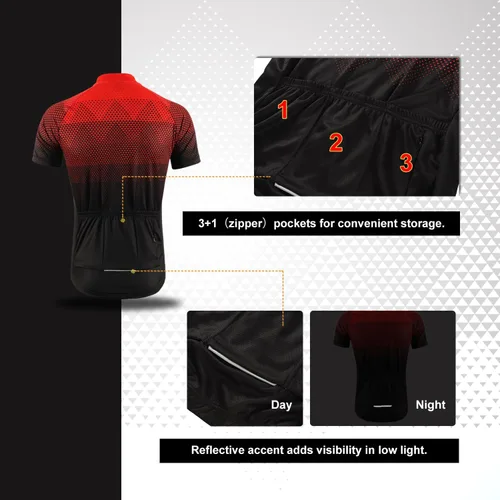 Vista 4 de BERGRISAR Camiseta de ciclismo de manga corta para hombre