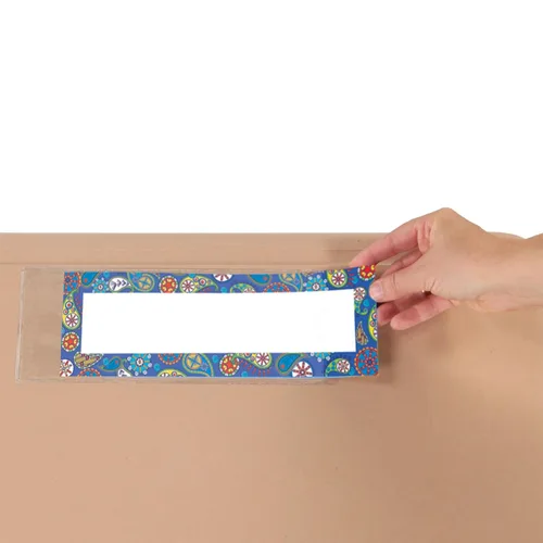 Vista 4 de Cosas realmente buenas 6PK Bandeja de escritorio deluxe con soporte de parque y componentes separados para un almacenamiento óptimo con adhesivo