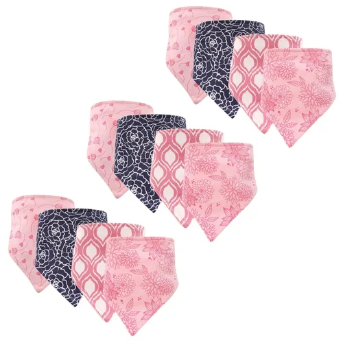 Vista 27 de Hudson Baby Baberos unisex de algodón para bebé, avión, talla única (paquete de 2)
