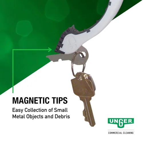 Vista 4 de Unger NT080 Brazo extensible para agarre inteligente, gatillo en el mango, 32in, aluminio/color verde