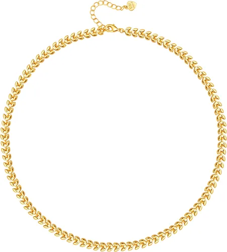 Vista 13 de Aobei Pearl - Gargantilla de oro de 18 quilates con cadena de clip, cadena de bolas y dijes perlas barrocas biwa para mujeres Cadena de estación
