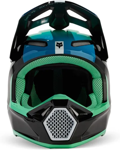 Vista 10 de Fox Racing Casco unisex para motocross V1, negro/azul, XL