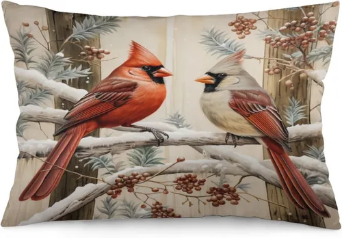 Vista 17 de Fundas de cojín decorativas para cama, diseño de pueblo de invierno, escena de invierno, con una casa victoriana en un entorno nevado, fundas