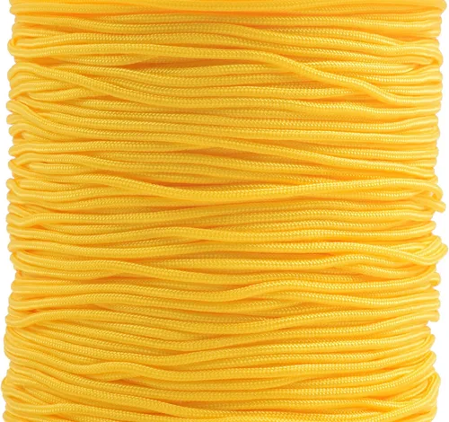 Vista 125 de KONMAY 1 rollo de cuerda de nailon de 150 yardas, trenzado de 0.016 in de nailon Shamballa Macramé/cordón de cuentas, cordón de nudo chino, cuerda
