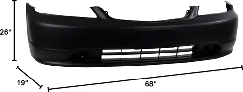 Vista 37 de Garage-Pro Cubierta de parachoques compatible con Honda Accord 1990-1991 imprimado delantero HO1000135