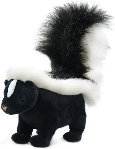 Vista 7 de TigerHart Seymour The Skunk - Peluche de 8 pulgadas de largo (medida de cola no incluida)