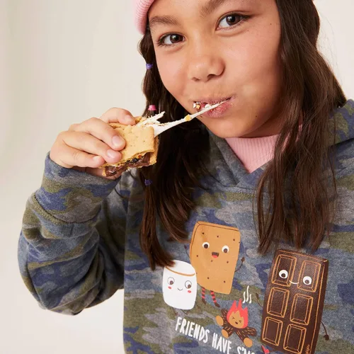 Vista 5 de Sudaderas con capucha destacadas para niños y niñas sudadera con capucha sin etiqueta para niños