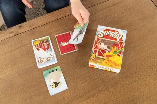 Vista 5 de Playroom Snorta! - The Hilarous Game of Matching Animal Sounds, Family Game Night Essentials Kids Card Games Educativo Family Fun Animal Sound