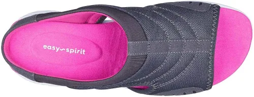 Vista 2 de Easy Spirit Sandalias Traciee Slide para mujer, Grisfucsia
