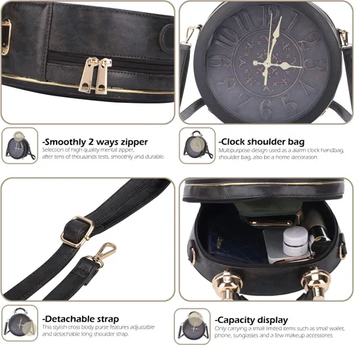 Vista 4 de Angel Barcelo Bolso cruzado y bolsos para mujer, bolso de hombro de moda para mujer