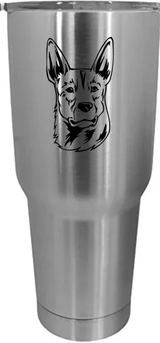 Vista 236 de Cairn Terrier - Vaso grabado con temática de perro, 30 onzas