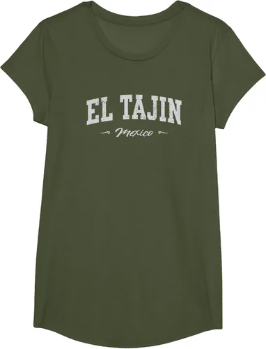 Vista 82 de Camiseta de recuerdo deportivo El Tajin Mexico, Negro