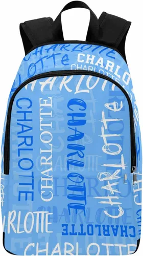 Vista 33 de MyPupSocks Mochila escolar personalizada con nombre personalizado mochila unisex, Multi 00, Personalizado