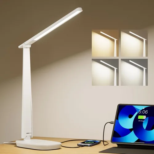 Vista 9 de Honeywell Lámpara de escritorio LED para oficina en casa, luz de lectura