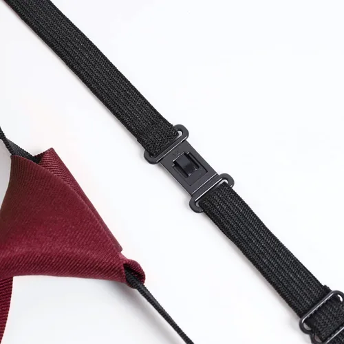 Vista 5 de Sucrain 1 corbata de niño preatada ajustable para boda, graduación, uniforme escolar