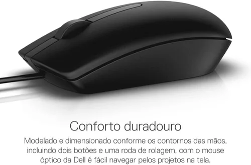 Vista 4 de DELL Ratón USB MS116-BK - Negro