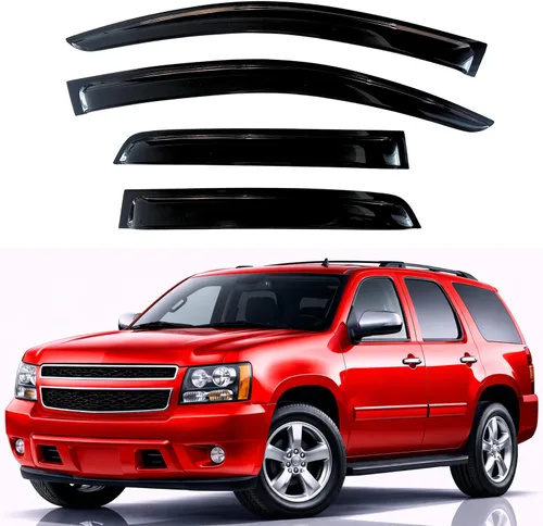 Vista 313 de KPY Protector de lluvia compatible con Ford Bronco 1980-1996, Ford F150 F250 F350, deflectores de ventilación lateral para visera de ventana