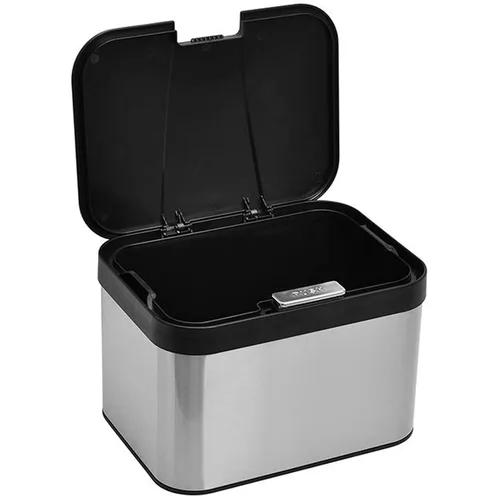 Vista 5 de Contenedor de compostaje para encimera, cubo de compost interior sellado, contenedor de residuos de alimentos, contenedor de compost de cocina
