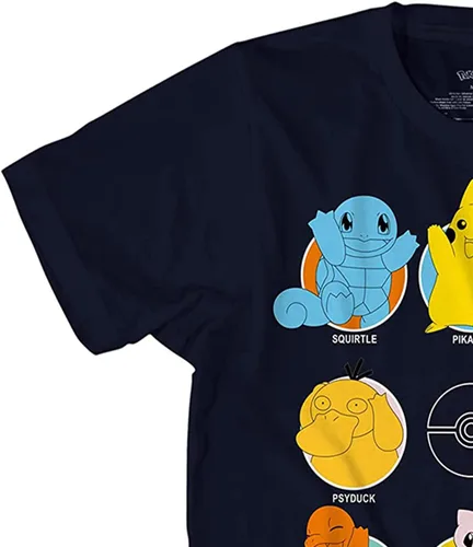 Vista 6 de Pokemon Camiseta de juego Pikachu para niños - Gotta Catch Em All - Ash Pikachu Charizard Pokeball Allover - Camiseta