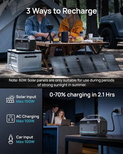 Vista 5 de DARAN Estación de energía portátil 288Wh, 600W