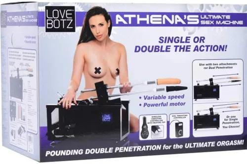 Vista 3 de Athena Ultimate Doble Penetración Máquina Sexual