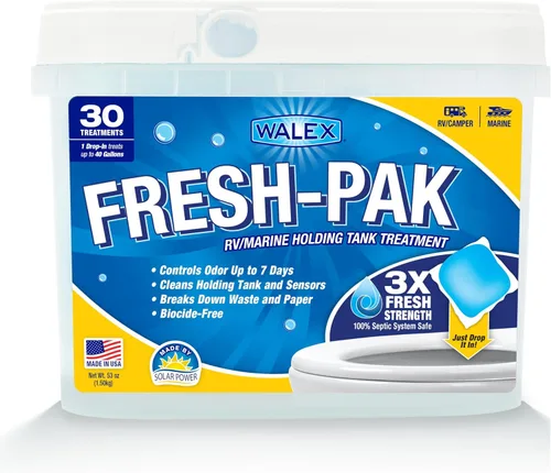 Vista 8 de Walex Citra-Pak - Cápsulas desodorizantes para tanque de retención de RV/Marina, descomposición de desechos y control de olores, limpia tanque
