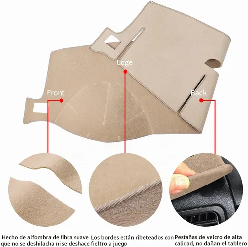 Vista 4 de Cubierta de tablero para Chevy Chevrolet Tahoe Suburban 2007-2014 Beige