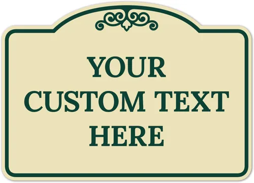 Vista 56 de Letrero decorativo personalizado, letrero de metal personalizado para negocios, entrada, hogar, Airbnb, placa de puerta de oficina, fondo negro, 8 x