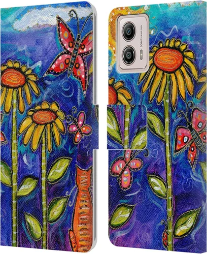 Vista 19 de Head Case Designs Officially Licensed Wyanne Half Light Nature 2 Leather Book Wallet Case Cover Compatible with Motorola Moto G53 5G