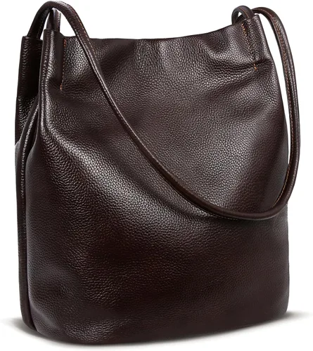 Vista 37 de Iswee - Bolsos de cuero genuino, diseño de hombro Hobo, bolsos para mujer
