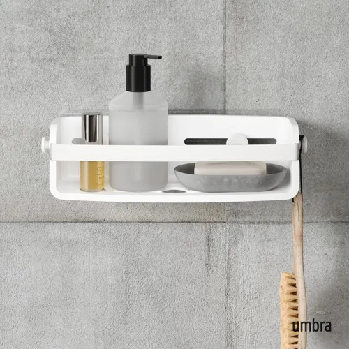 Vista 2 de Umbra Flex Modern Bathrrom - Papeleras, color blanco