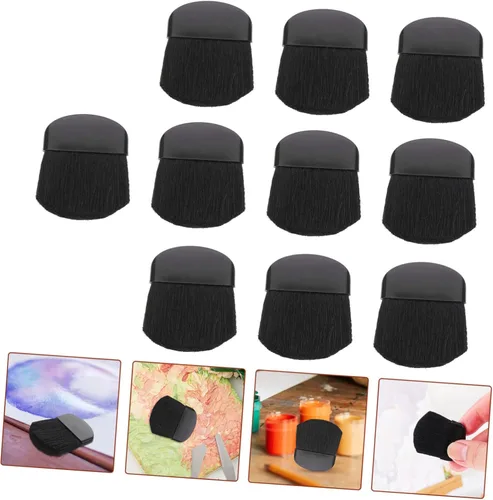 Vista 5 de EXCEART 20 piezas de mini cepillo accesorios de coche accesorios para coche, accesorios para tablero de lona de coche, pinceles de pintura