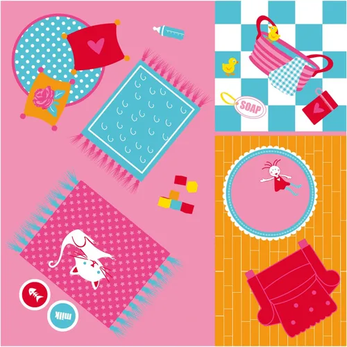Vista 4 de Fun2Give Pop-It-Up Casa de Muñecas Tienda con Alfombra de Juego de Casa Casa